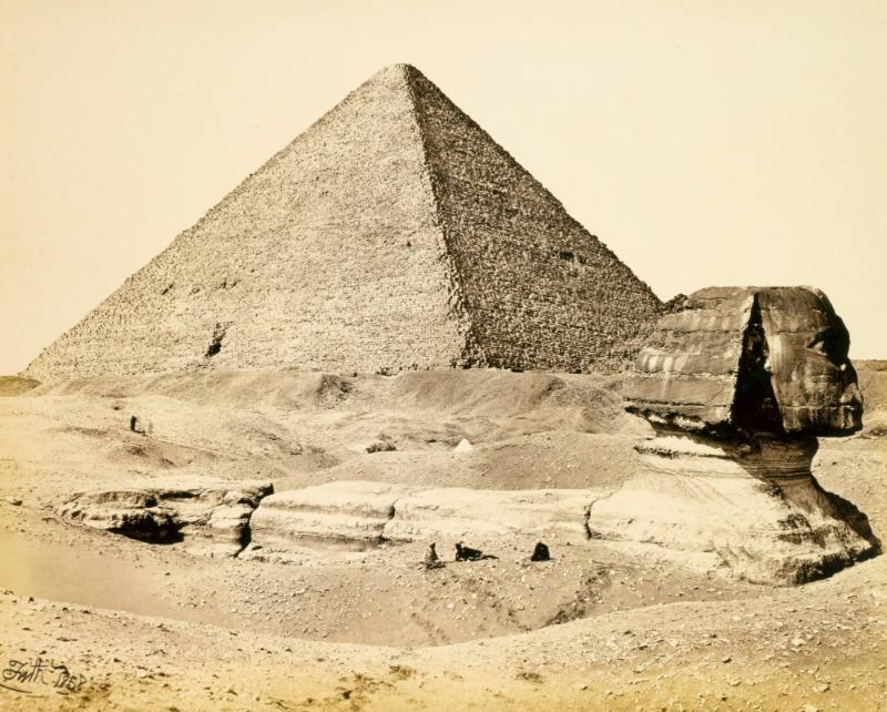 The Great Pyramid and the Great Sphynx