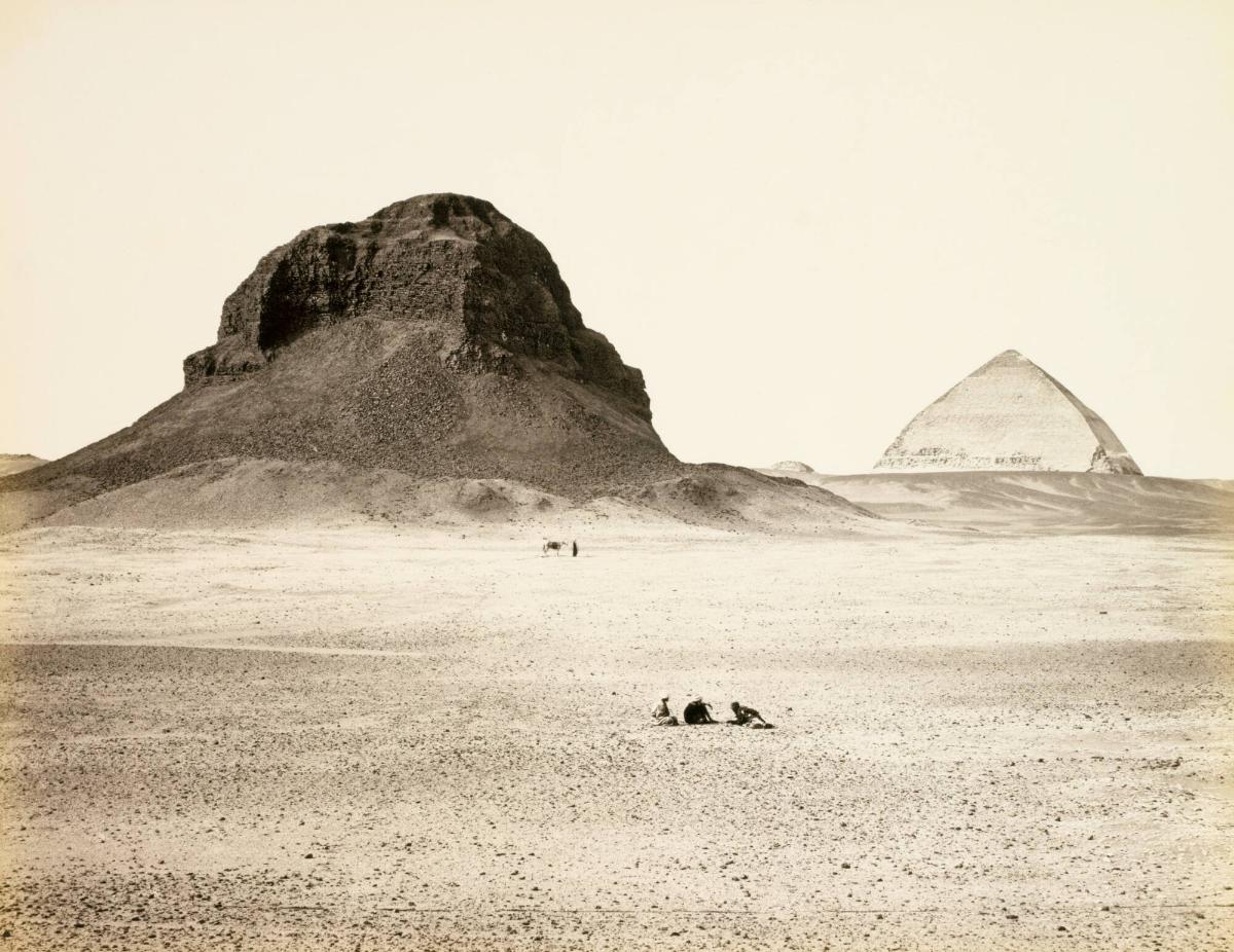 The Pyramids of Dahshoor, from the East