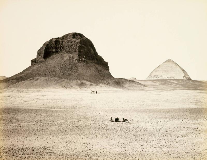 The Pyramids of Dahshoor, from the East