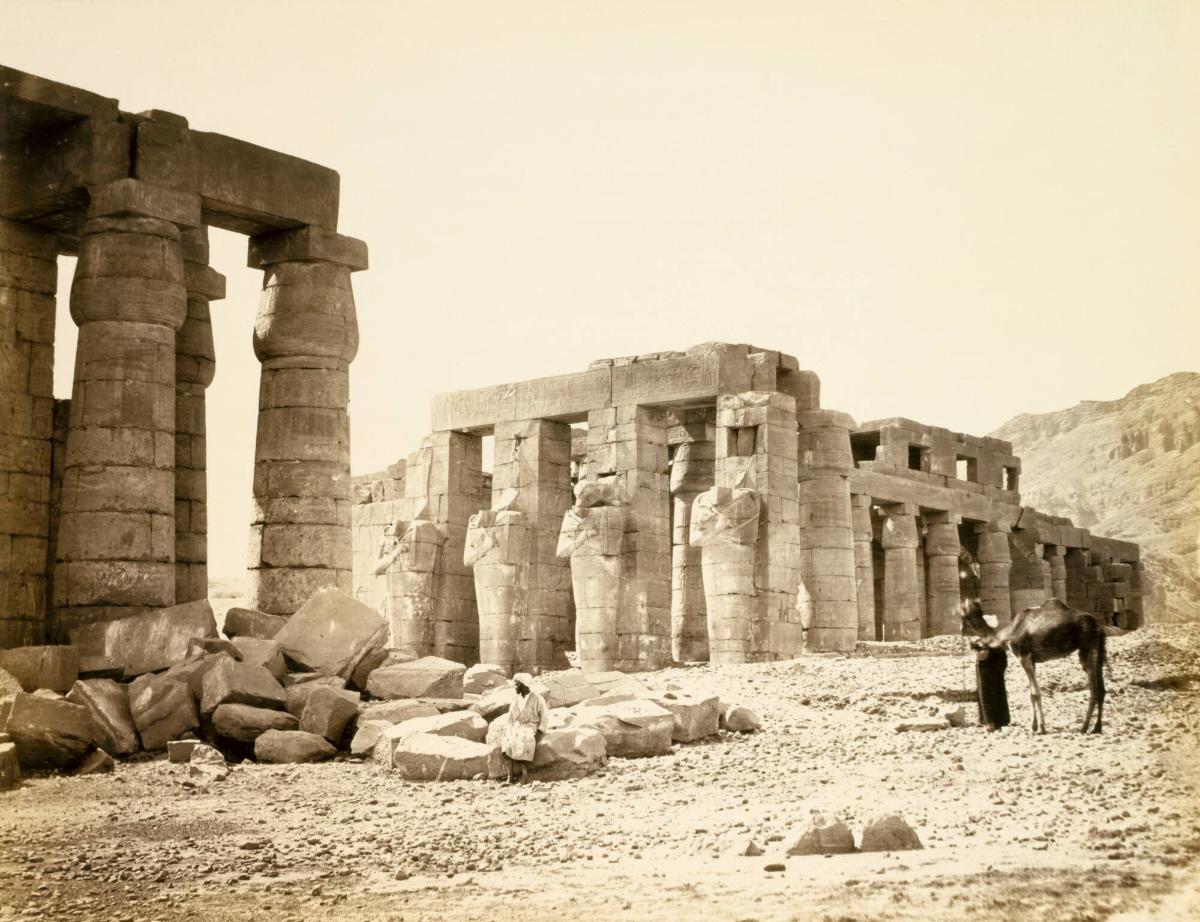 The Rameseum of el-Kurneh. Thebes, Second View