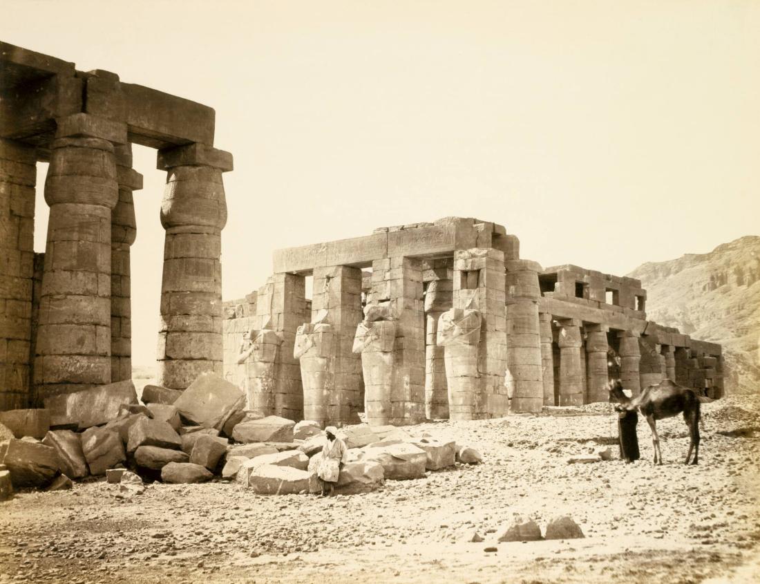 The Rameseum of el-Kurneh. Thebes, Second View