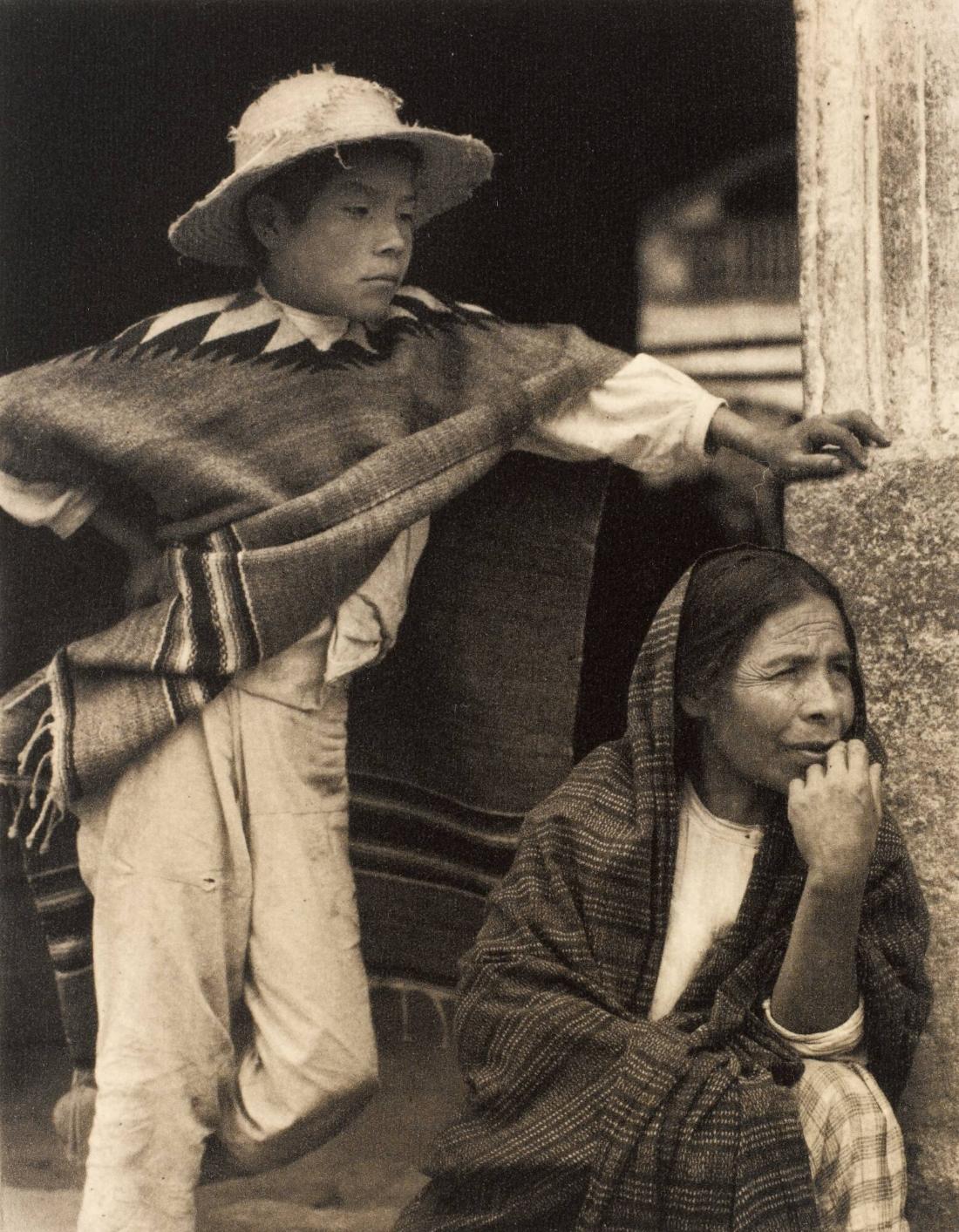 Woman and Boy, Tenancingo. Ur serien Mexican Portfolio