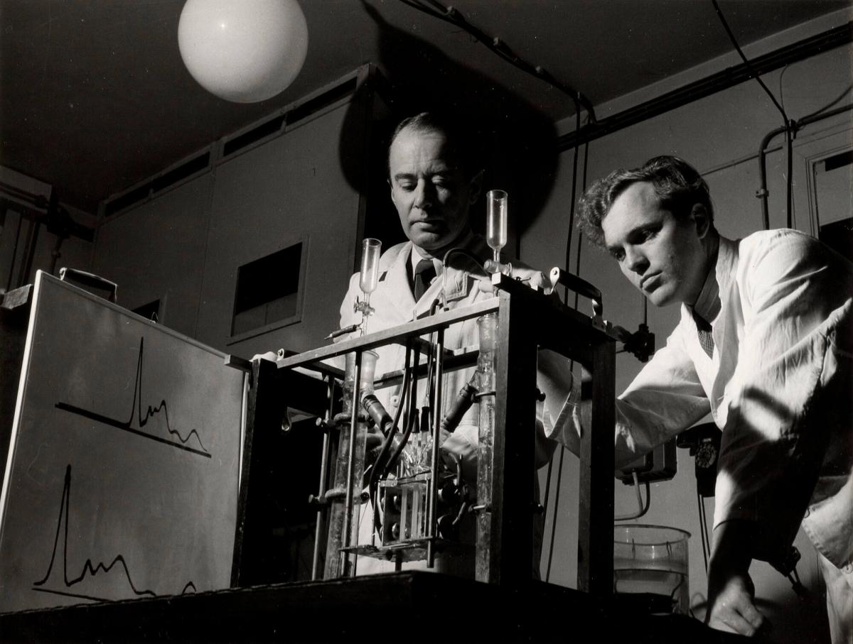 Professor Arne Tiselius, nobelpristagare i kemi 1948