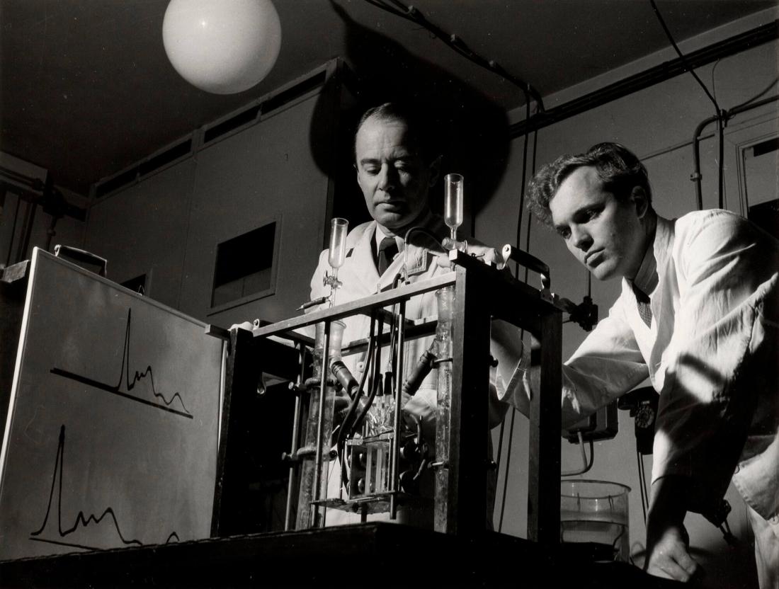 Professor Arne Tiselius, nobelpristagare i kemi 1948