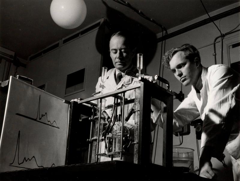 Professor Arne Tiselius, nobelpristagare i kemi 1948