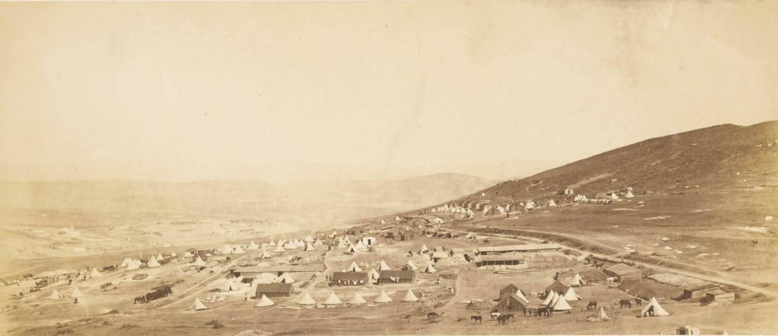 Camp of the 4th Light Dragoons, Officers Quarfers