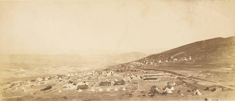 Camp of the 4th Light Dragoons, Officers Quarfers