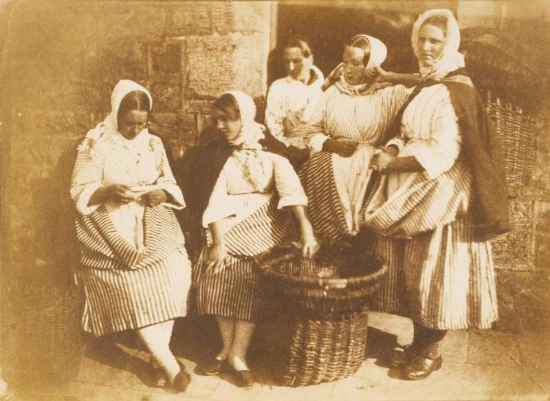 Two unknown women, Mrs Margaret Drybourgh - Lyall, Marion Finlay and Mrs Grace Finley - Ramsey, Newhaven