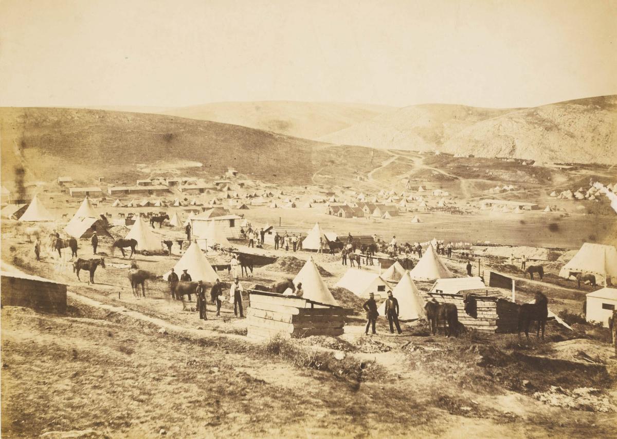 Camp of the 5th Dragoon Guards
