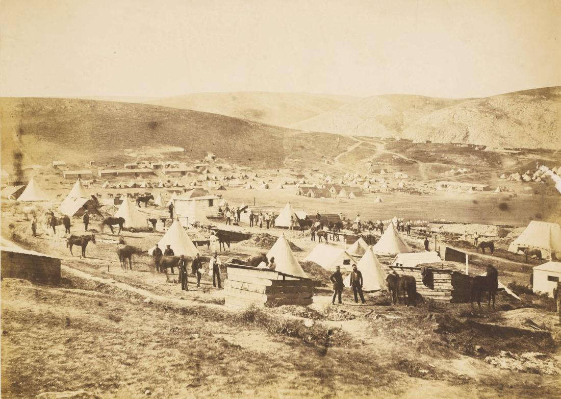 Camp of the 5th Dragoon Guards