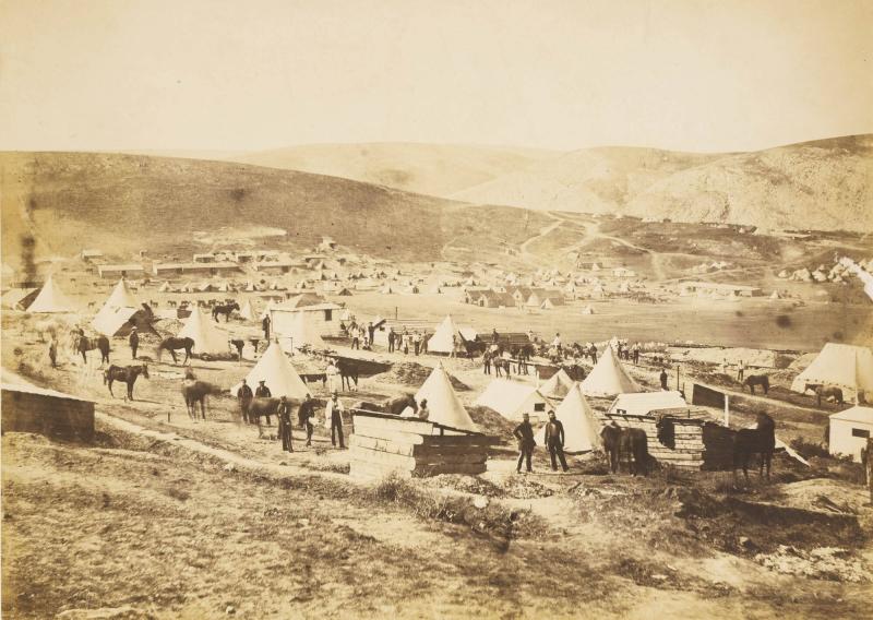Camp of the 5th Dragoon Guards