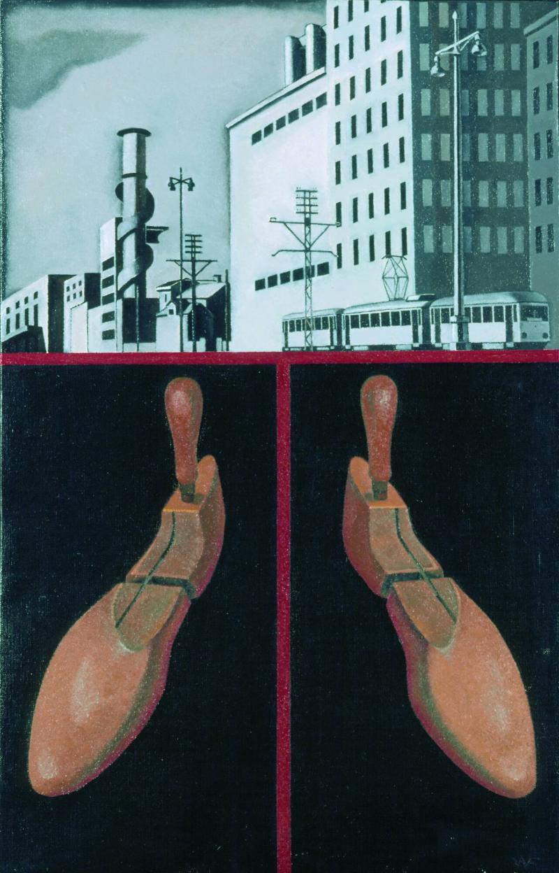 Stadsbild och skoblock