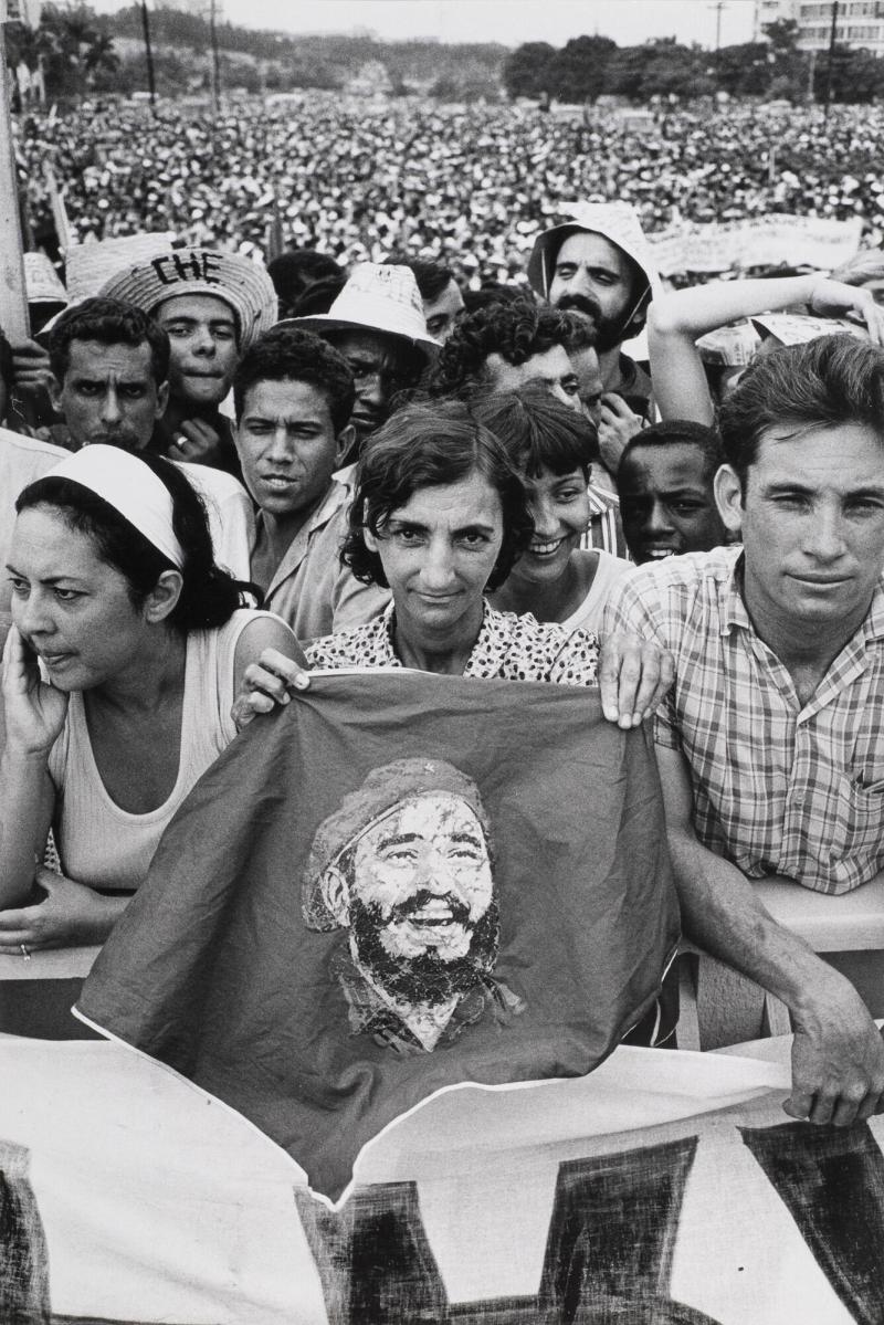 26 juli 1970, massmöte på Plaza de la Revolución. Havanna. Ur serien Kuba