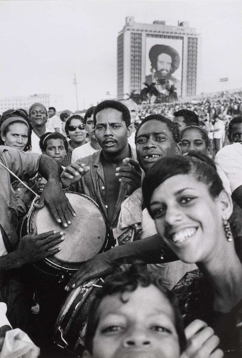26 juli 1970, massmöte på Plaza de la Revolución. Havanna. Ur serien Kuba