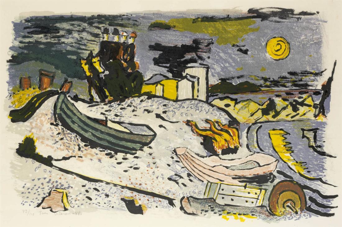 Kärra på stranden