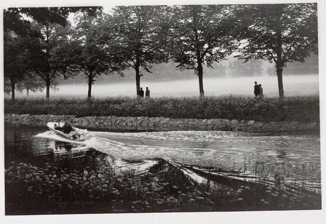 Djurgårdskanalen 1962, midsommarafton vid 22.00 tiden
