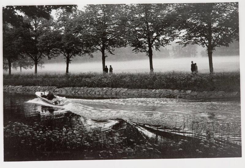 Djurgårdskanalen 1962, midsommarafton vid 22.00 tiden