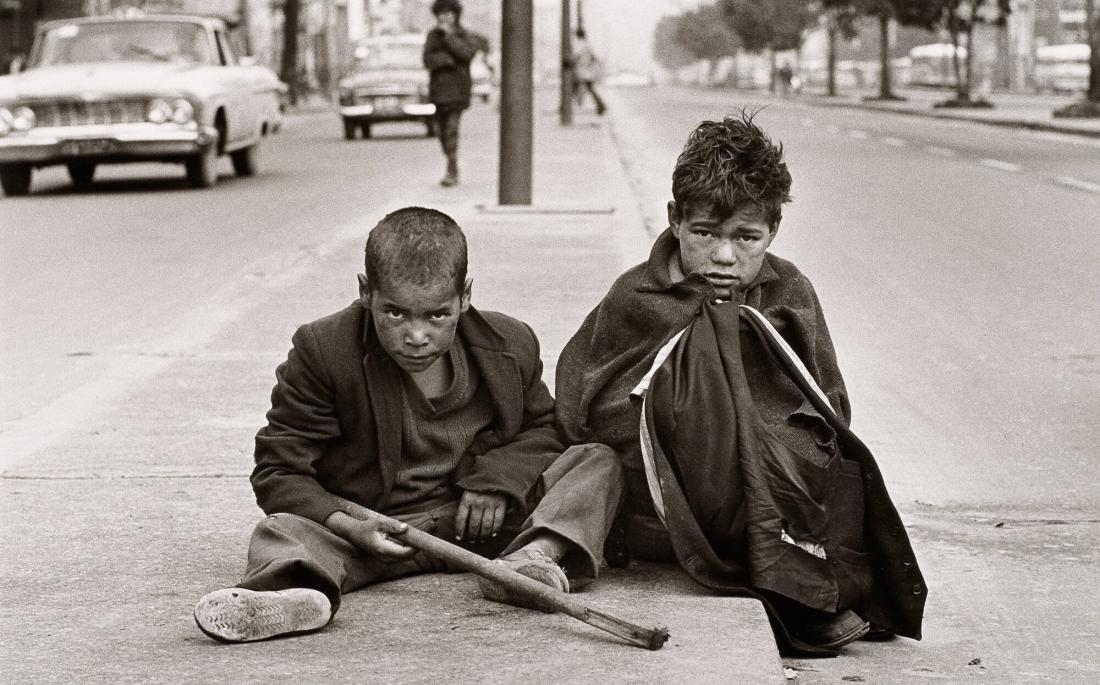 "Gamines" - hemlösa pojkar i Bogotá, Colombia