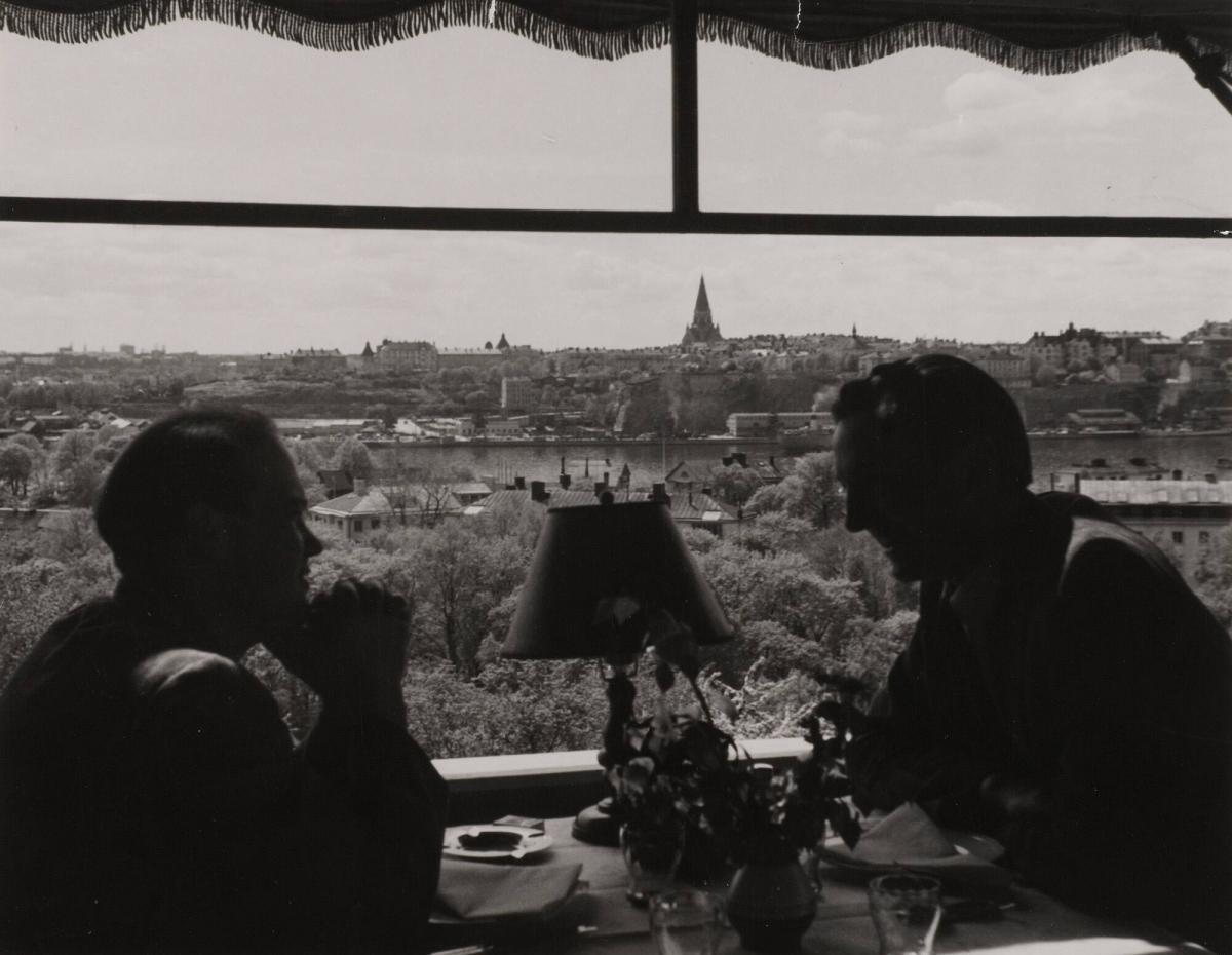 Utsikt från Restaurant Solliden på Skansen, Stockholm