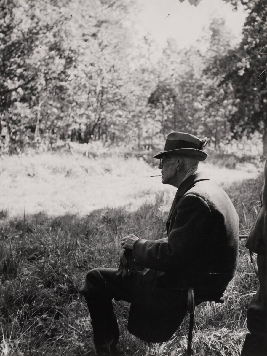 Kung Gustaf på jakt på Öland