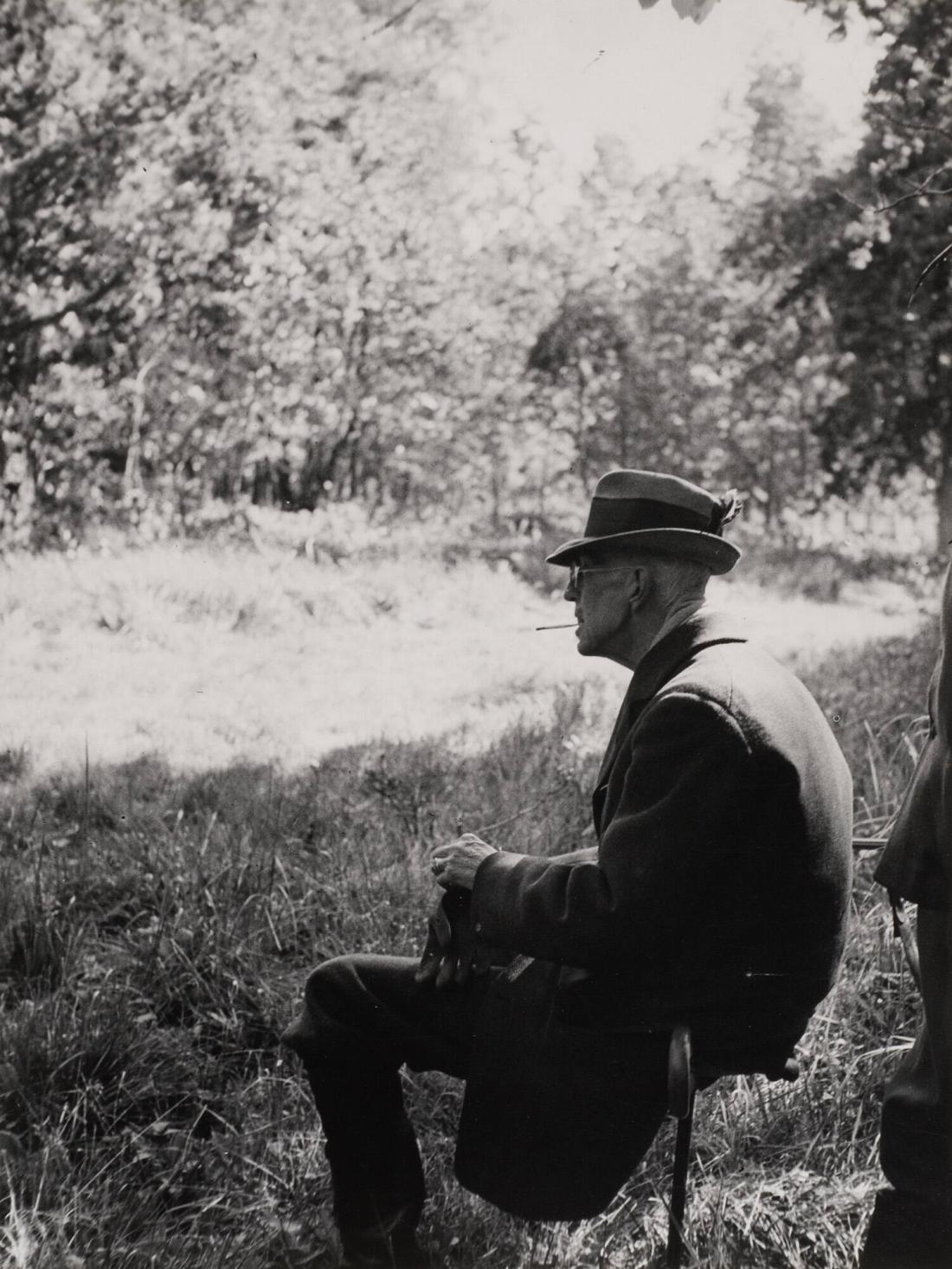 Kung Gustaf på jakt på Öland