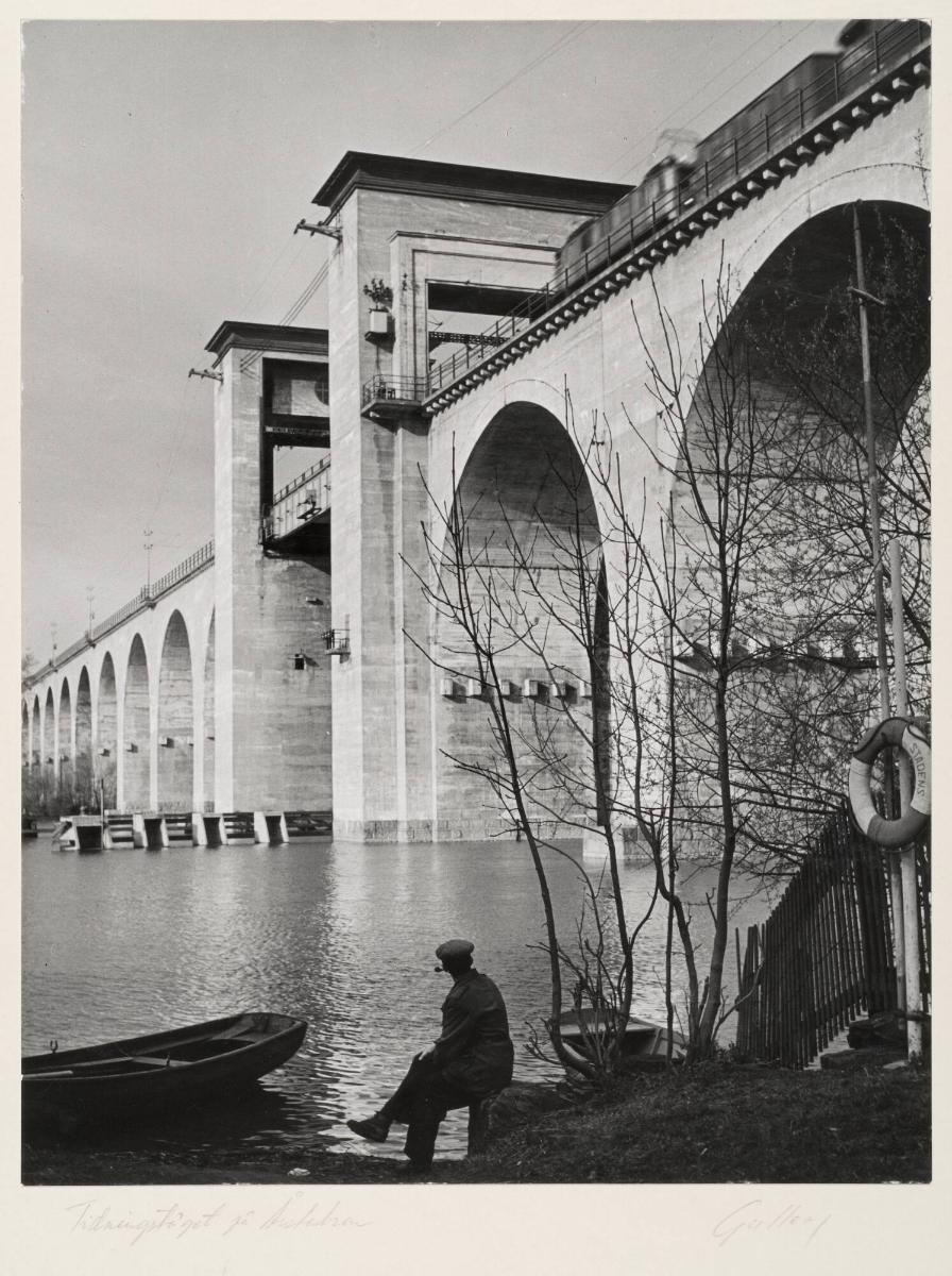 Tidningståget på Årstabron, Stockholm