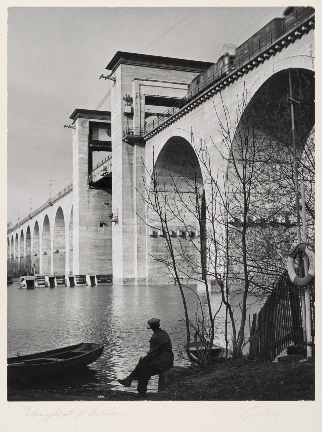 Tidningståget på Årstabron, Stockholm