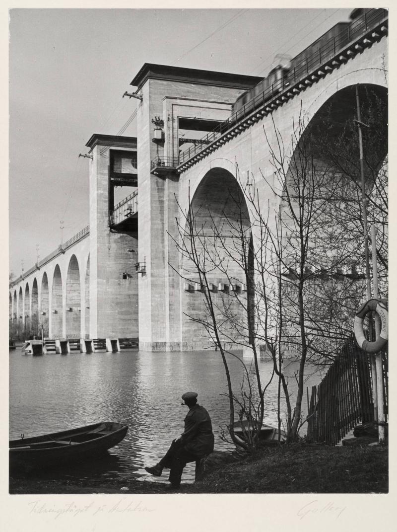 Tidningståget på Årstabron, Stockholm