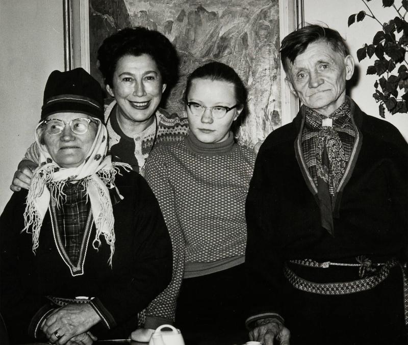 Elsa, Anna Riwkin, Elle Kari och Anders Pirtsi