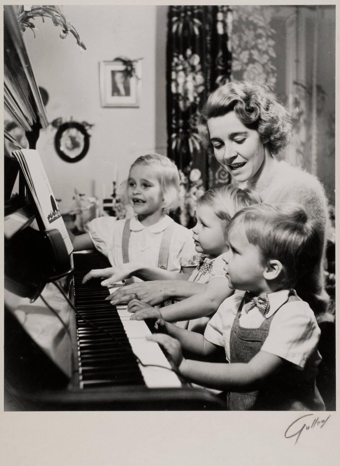 Alice Babs Nilsson sjunger för sina barn