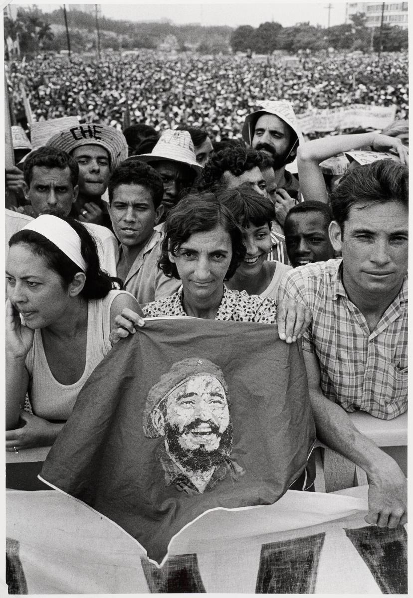 26 juli 1972, massmöte på Plaza de la Revolución. Havanna. Ur serien Kuba