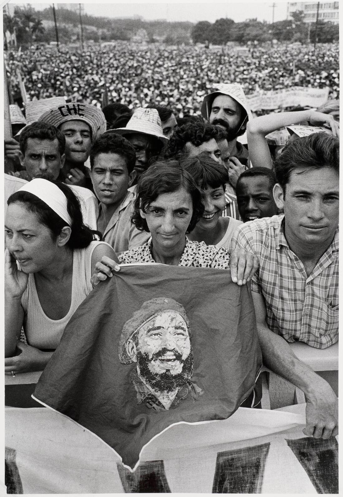 26 juli 1972, massmöte på Plaza de la Revolución. Havanna. Ur serien Kuba