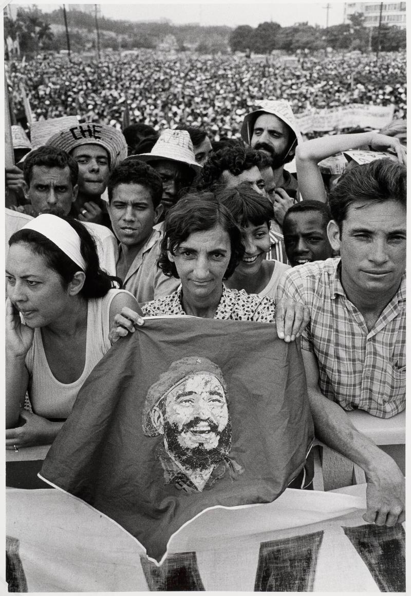 26 juli 1972, massmöte på Plaza de la Revolución. Havanna. Ur serien Kuba