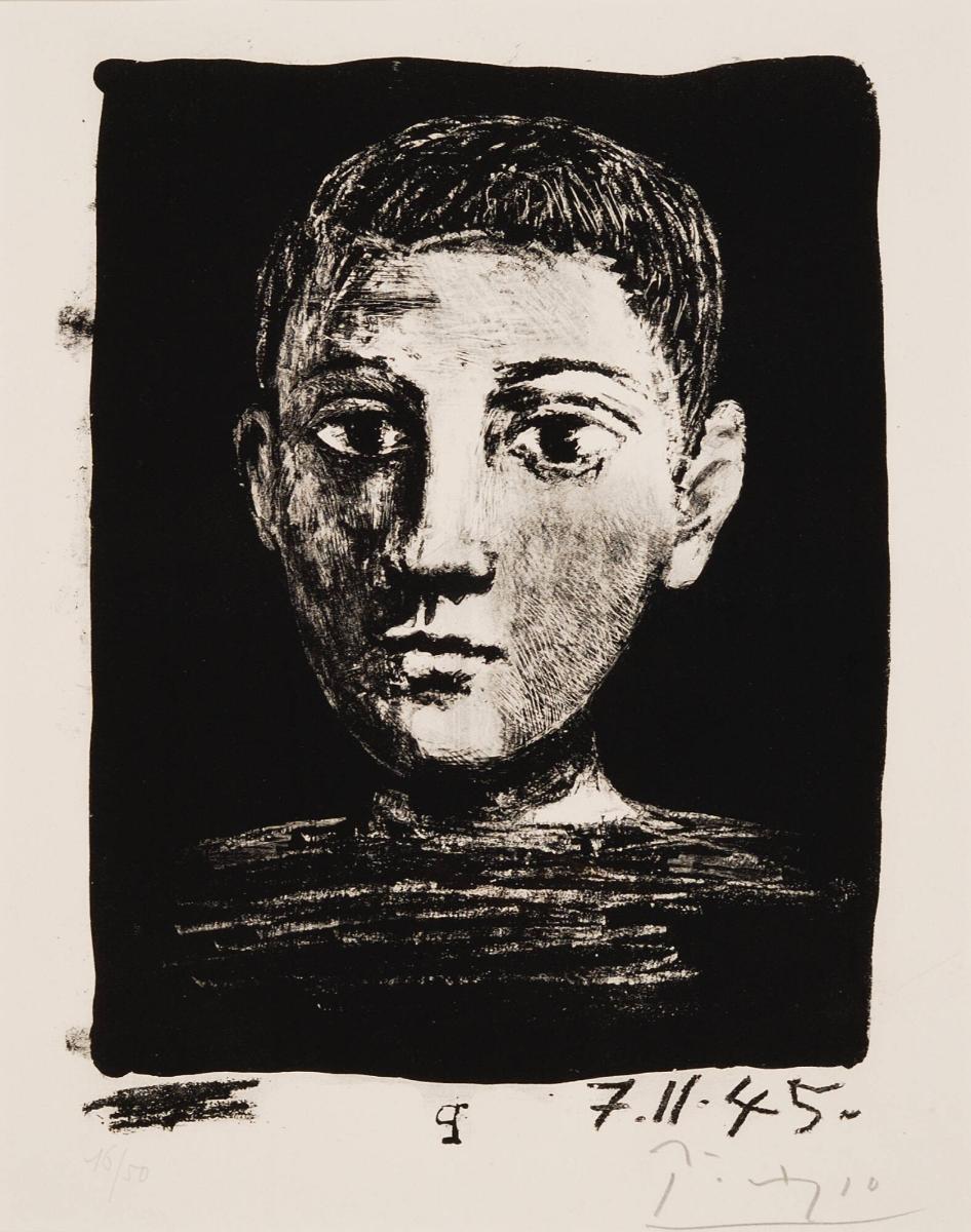 Tête de jeune garcon