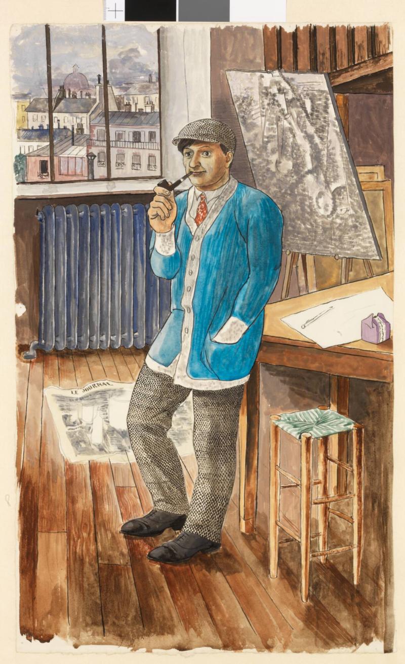 Picasso i sin ateljé