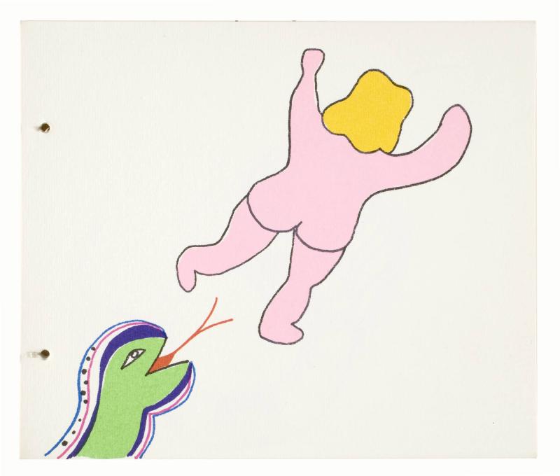 The Devouring Mothers - Story Book by Niki de Saint Phalle. Ur boken "the Devouring Mothers - Story Book by Niki de Saint Phalle"