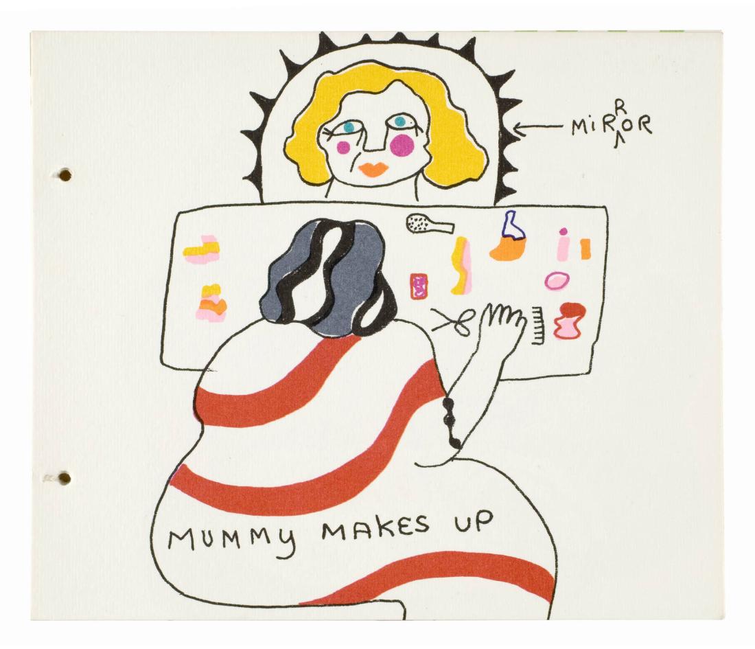 The Devouring Mothers - Story Book by Niki de Saint Phalle. Ur boken "the Devouring Mothers - Story Book by Niki de Saint Phalle"