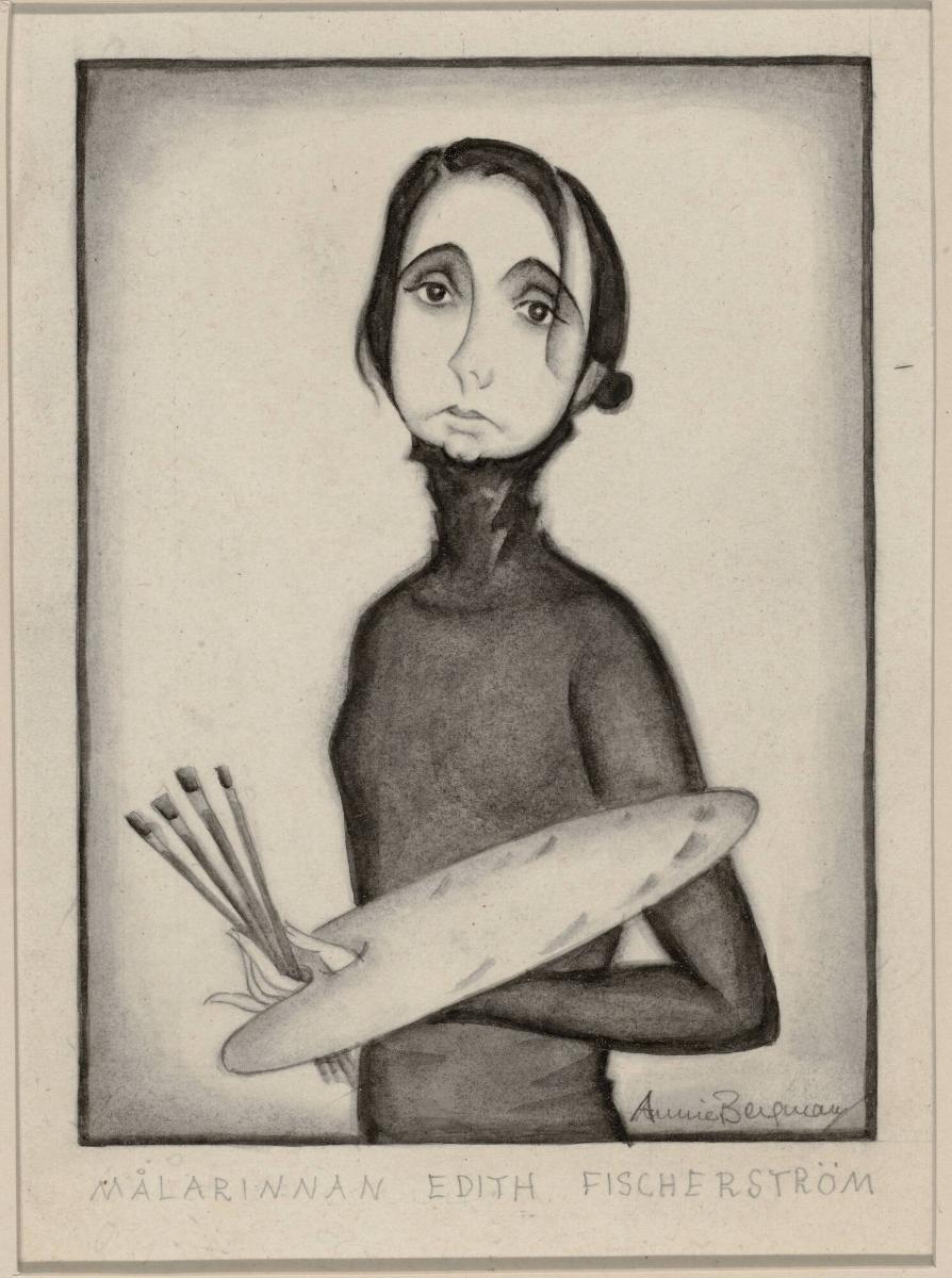 Målarinnan Edith Fischerström