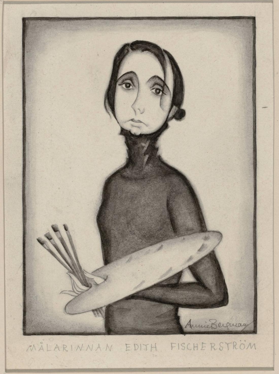 Målarinnan Edith Fischerström