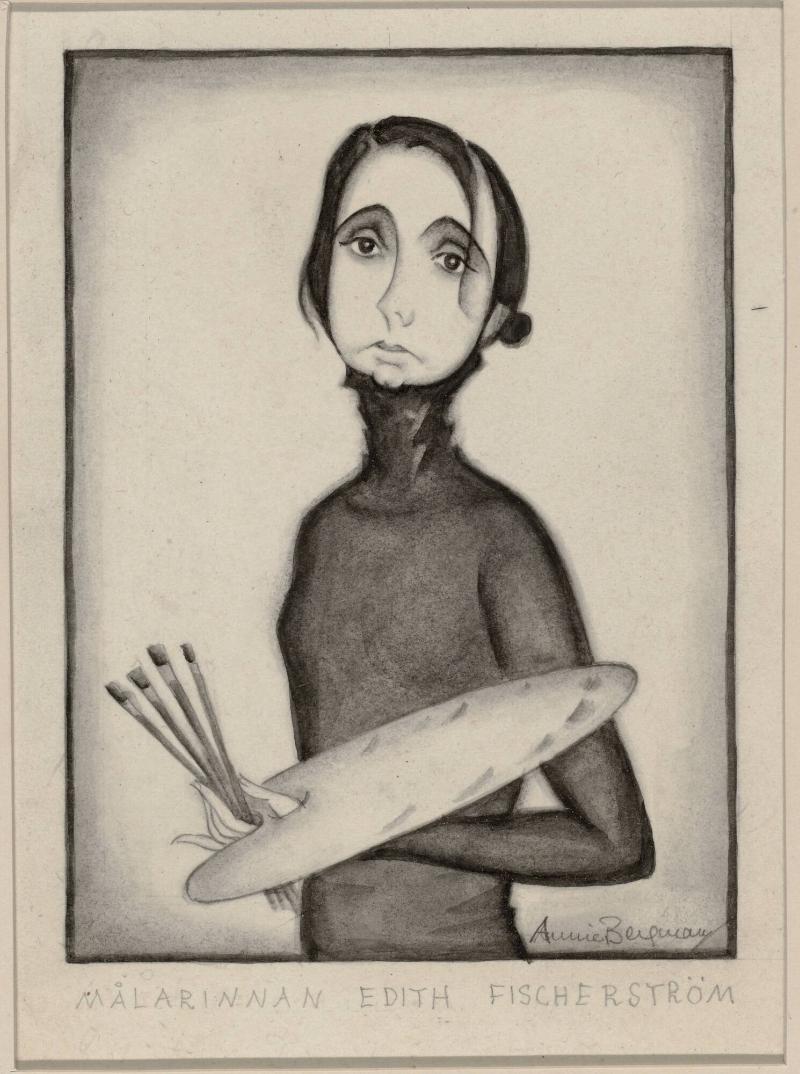 Målarinnan Edith Fischerström
