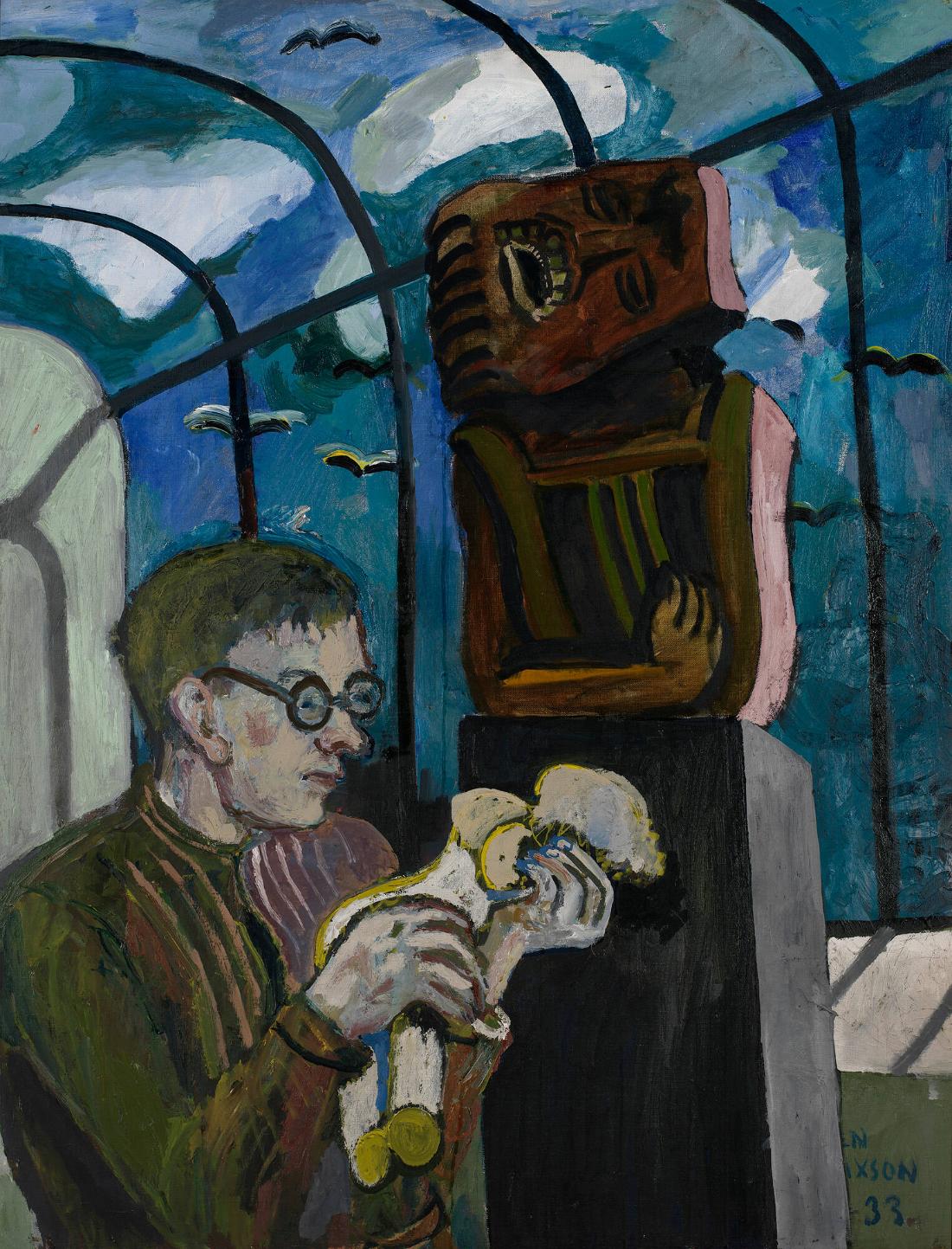 Skulptören (porträtt av Bror Hjorth)