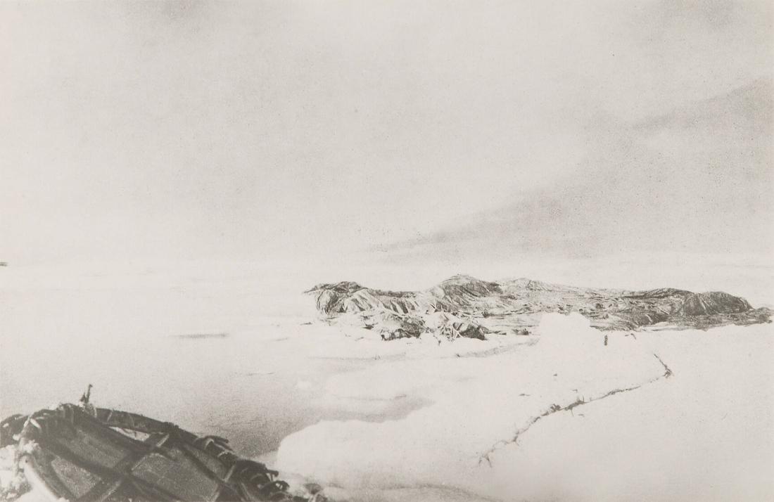 Den 15-22/7 1897. Den tömda ballongen och bärringen. Ur serien Ingenjör Andrées luftfärd