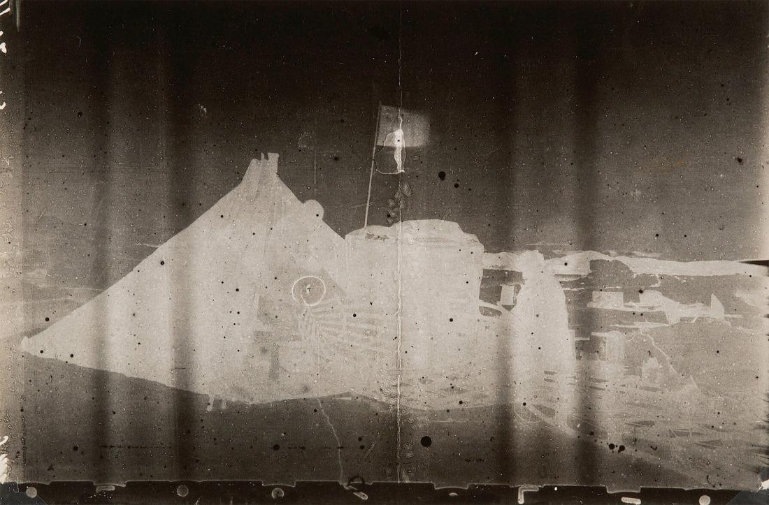 Den 15-19/7 1897. På landningsplatsen. Arbete på montering av båtens stomme. Ur serien Ingenjör Andrées luftfärd