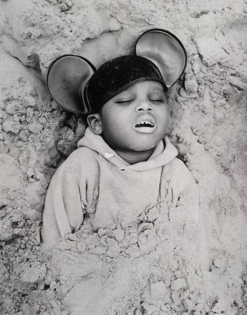 Boy in Mickey Mouse Hat, Coney Island