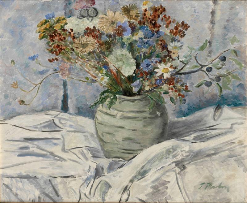 Blommor i kruka