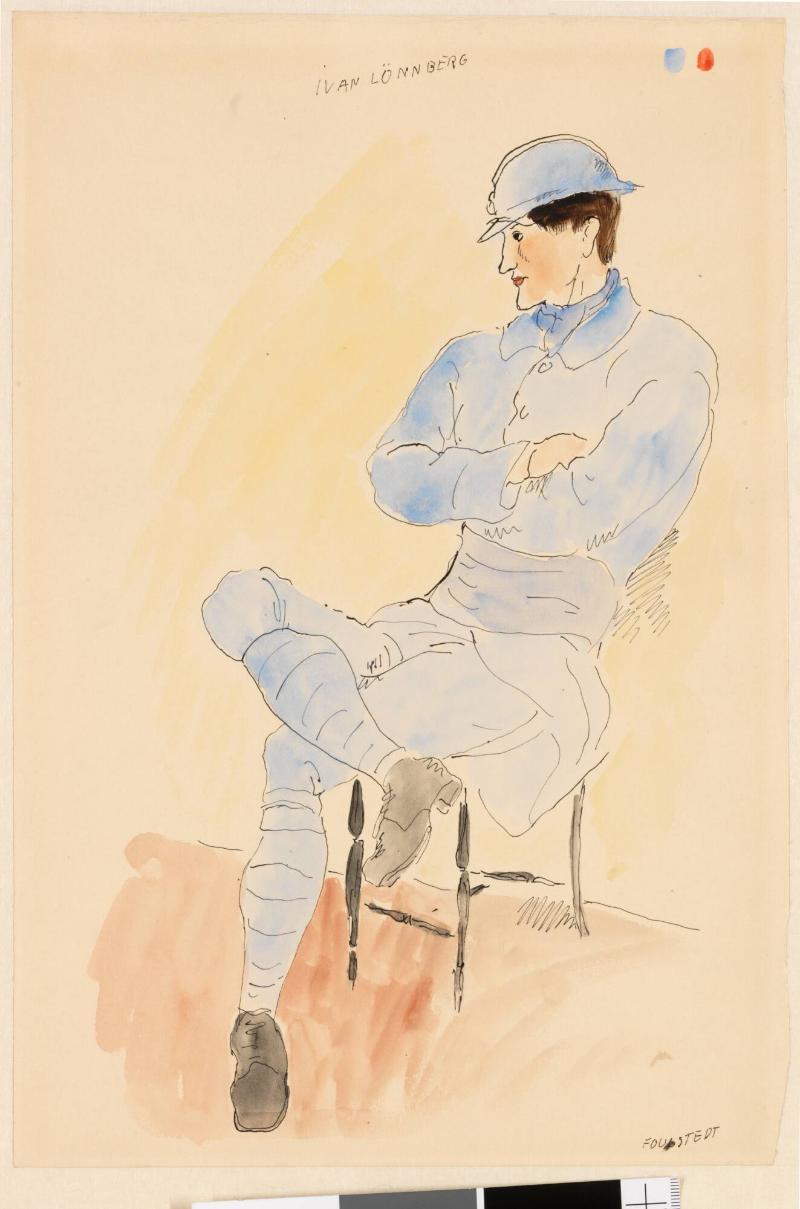 Ivan Lönnberg i uniform