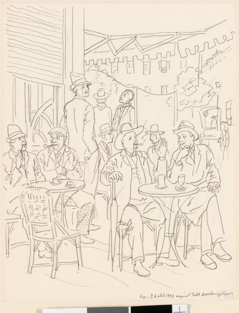 Dôme, med bl.a Picasso och Gustaf Hellström