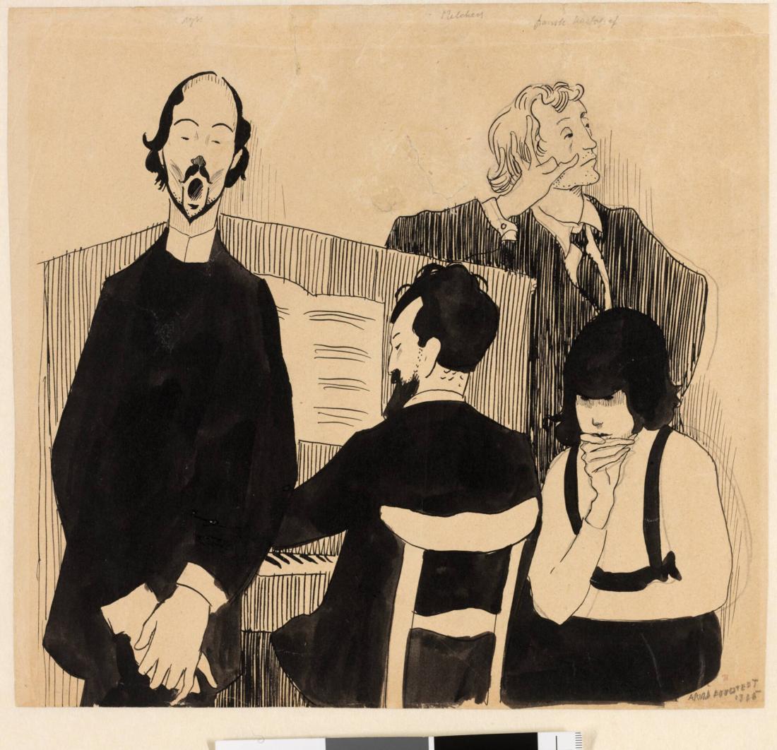 H Melchers spelar på Vasietieffs Cahtrine