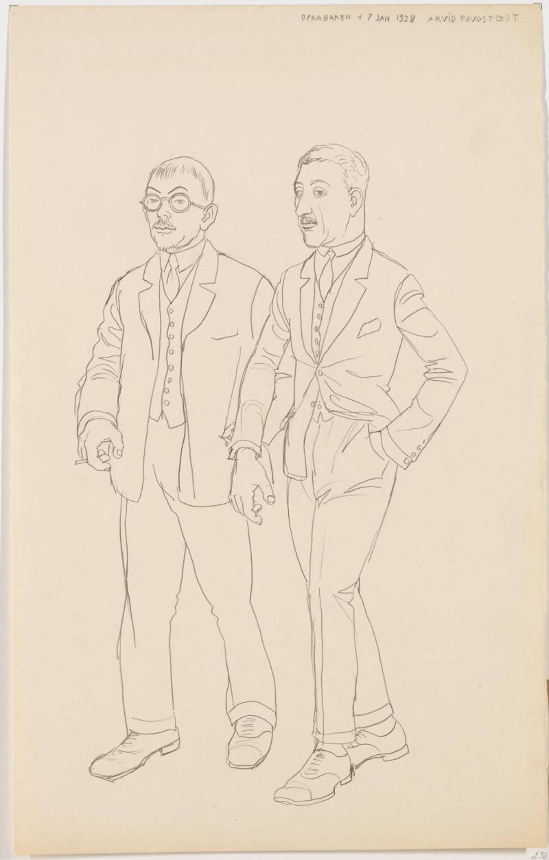 Albert Engström och Mauritz Stiller