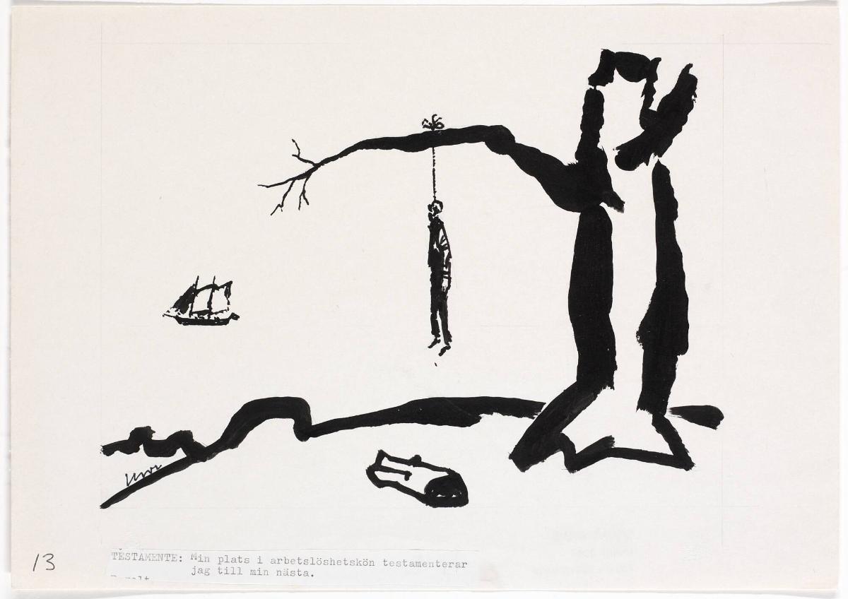 TESTAMENTE: Min plats i arbetslöshetskön testamenterar jag till min nästa.